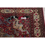 Antique Isfahan Floral Hand Knotted Wool Oriental Persian Area Rug - 7'0" x 4'4"