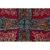 Antique Isfahan Floral Hand Knotted Wool Oriental Persian Area Rug - 7'0" x 4'4"