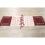 Antique Kilim Geometric Hand Made Wool Persian Rug - 6'5" x 1'9" Runner