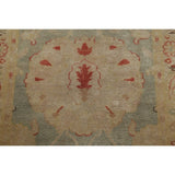Antique Look Vegetable Dye Floral Oushak Turkish Oriental Rug Handmade - 2' 10" x 11' 10" Runner