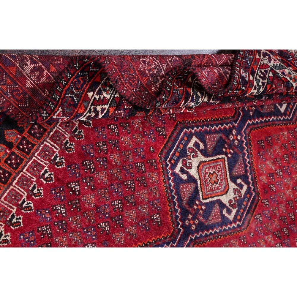 Antique Lori Tribal Hand-Knotted Wool Persian Area Rug - 10'0" x 6'10"