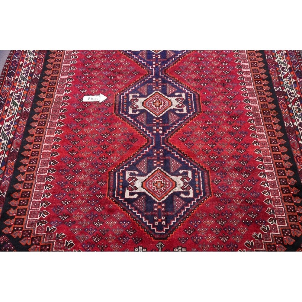 Antique Lori Tribal Hand-Knotted Wool Persian Area Rug - 10'0" x 6'10"