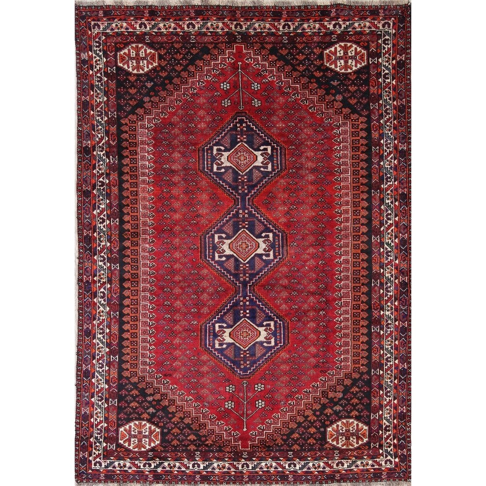 Antique Lori Tribal Hand-Knotted Wool Persian Area Rug - 10'0" x 6'10"