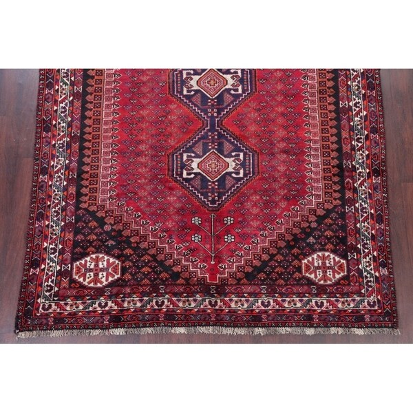 Antique Lori Tribal Hand-Knotted Wool Persian Area Rug - 10'0" x 6'10"