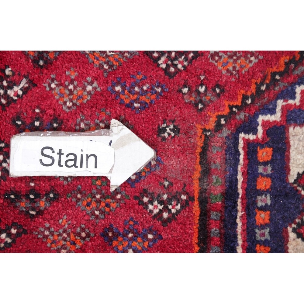 Antique Lori Tribal Hand-Knotted Wool Persian Area Rug - 10'0" x 6'10"