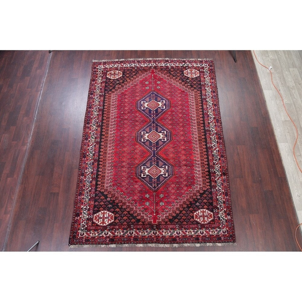 Antique Lori Tribal Hand-Knotted Wool Persian Area Rug - 10'0" x 6'10"