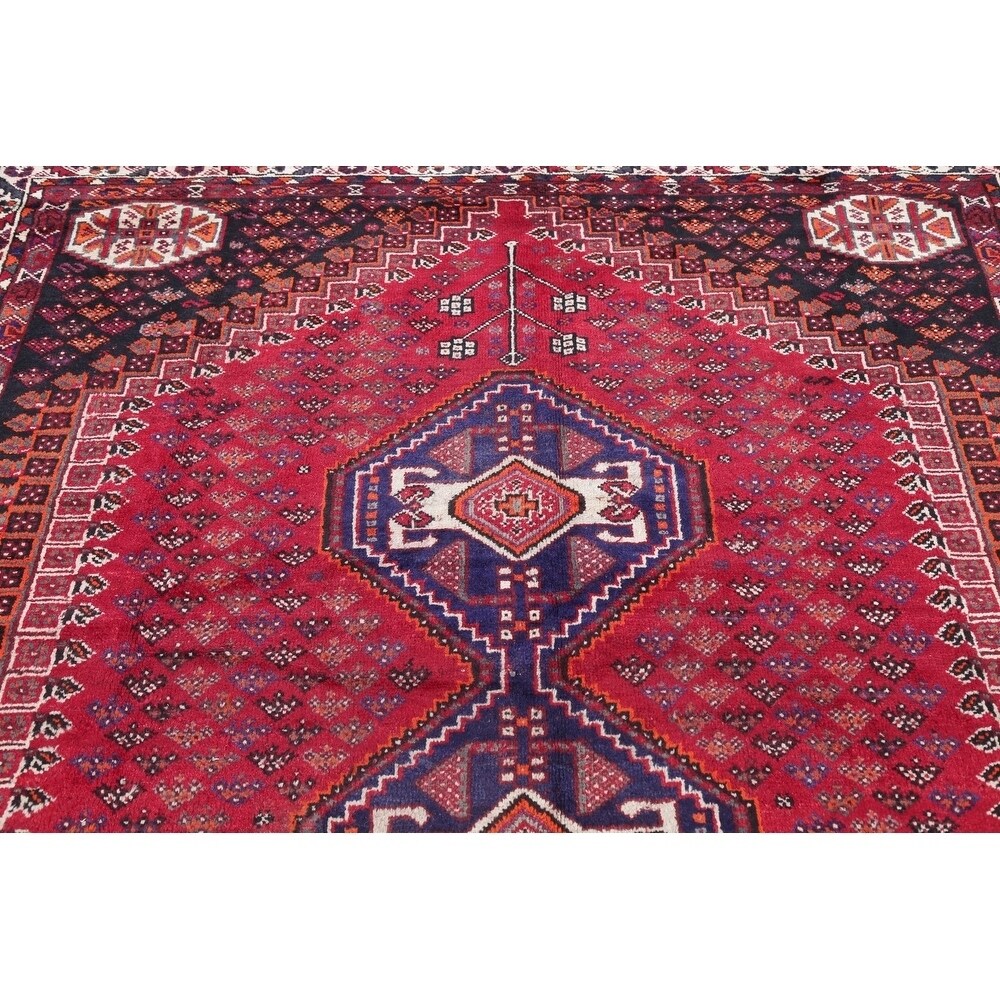 Antique Lori Tribal Hand-Knotted Wool Persian Area Rug - 10'0" x 6'10"
