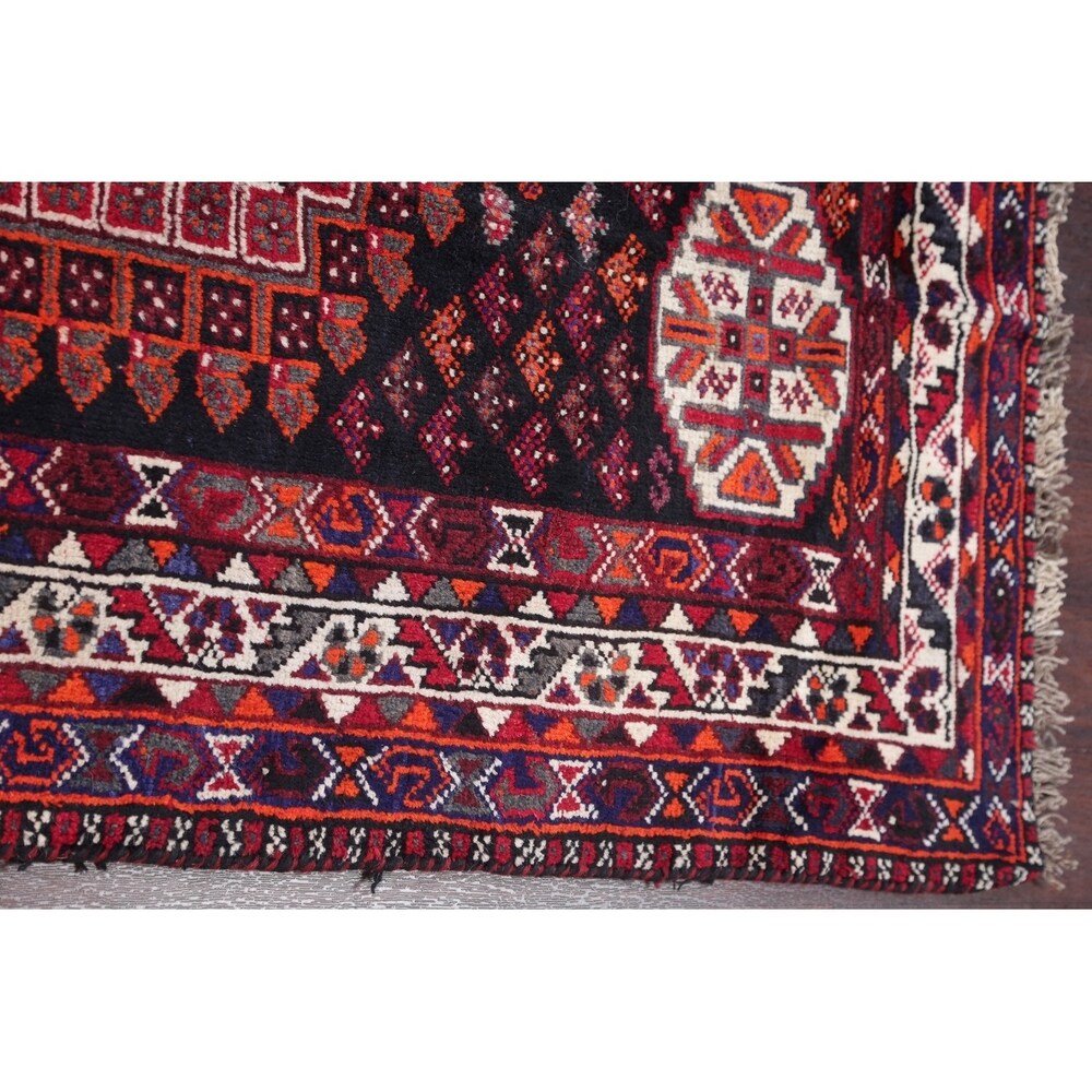 Antique Lori Tribal Hand-Knotted Wool Persian Area Rug - 10'0" x 6'10"