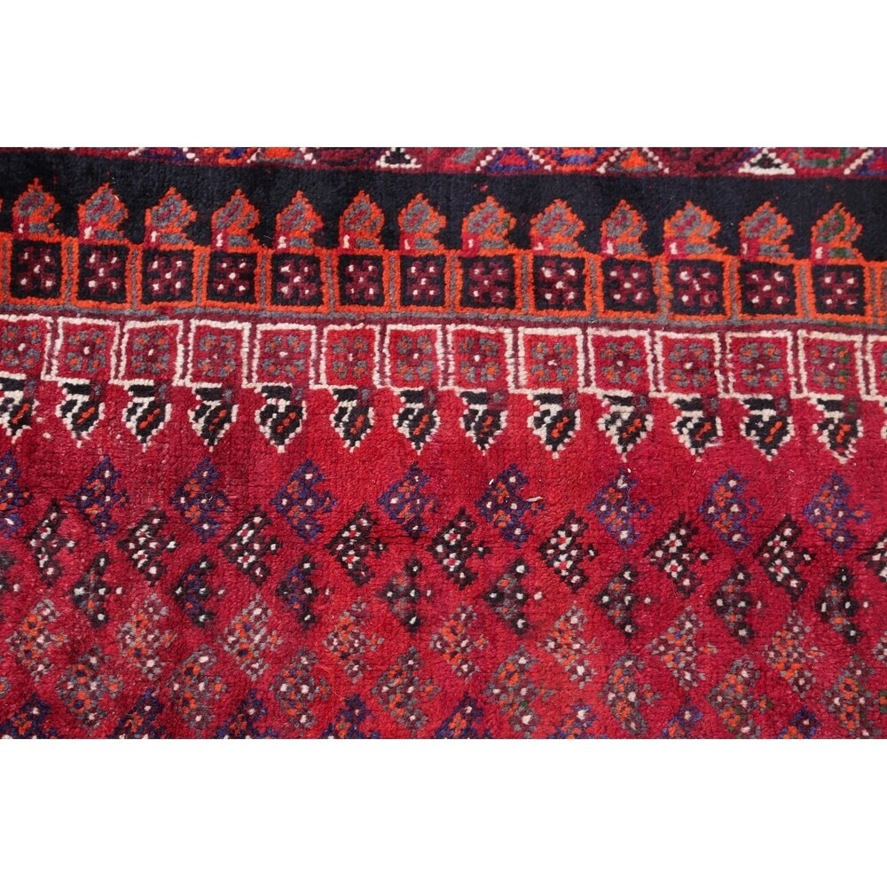 Antique Lori Tribal Hand-Knotted Wool Persian Area Rug - 10'0" x 6'10"