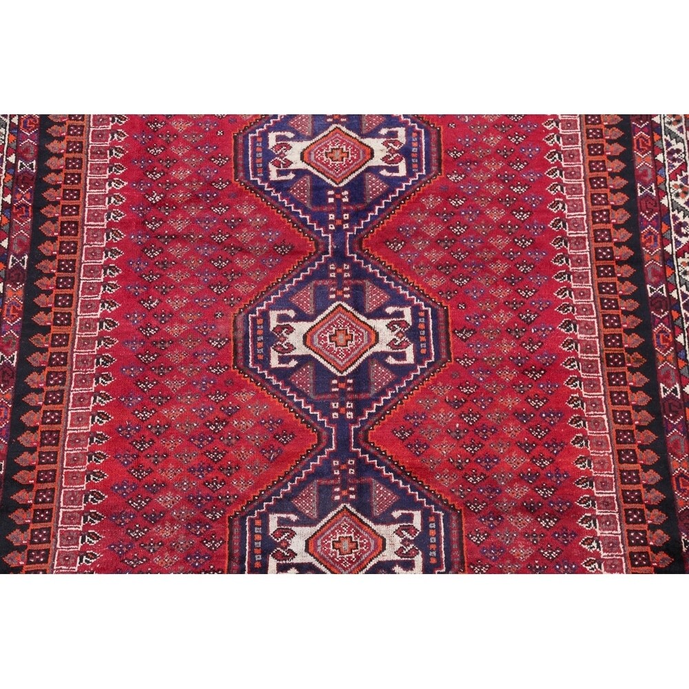 Antique Lori Tribal Hand-Knotted Wool Persian Area Rug - 10'0" x 6'10"