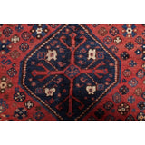 Antique Lori Tribal Geometric Handmade Wool Persian Oriental Area Rug - 6'8" x 3'8"