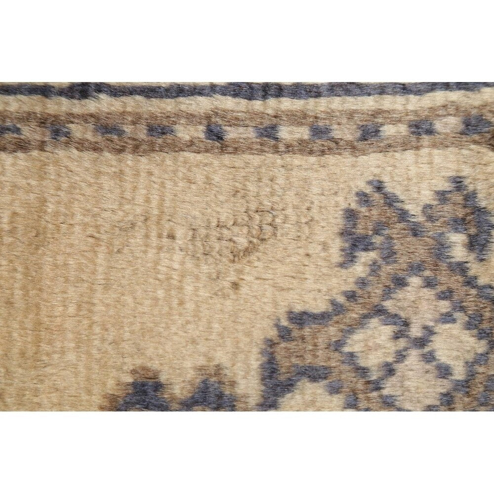 Antique Oushak Turkish Hand Knotted Traditional Oriental Floral Rug - 48'9" x 2'5" runner