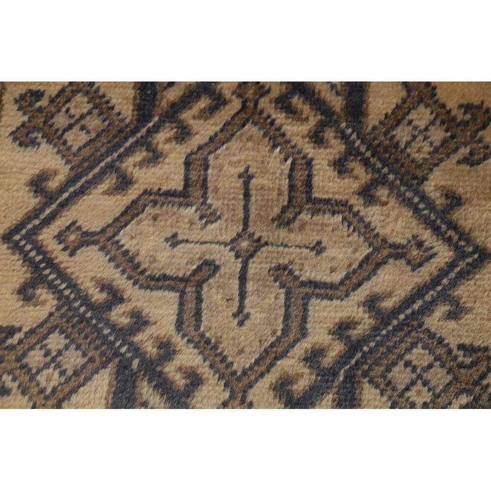 Antique Oushak Turkish Hand Knotted Traditional Oriental Floral Rug - 48'9" x 2'5" runner