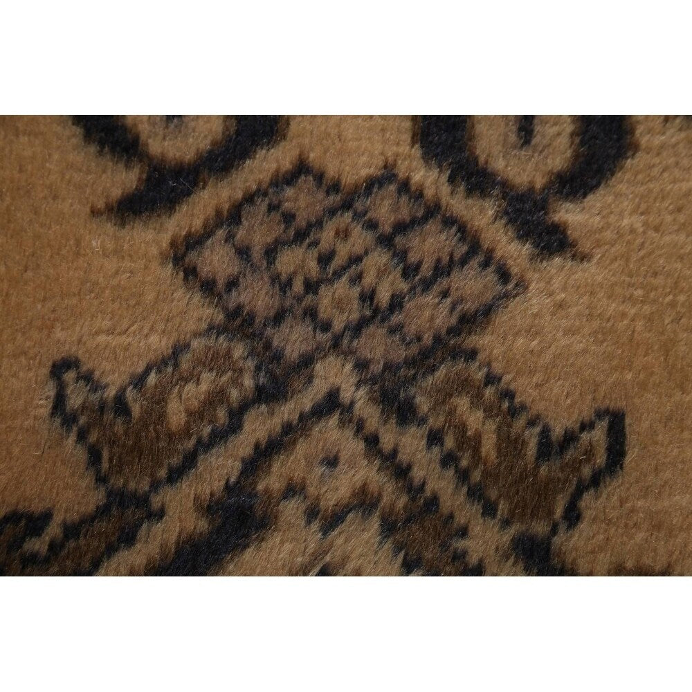 Antique Oushak Turkish Hand Knotted Traditional Oriental Floral Rug - 48'9" x 2'5" runner