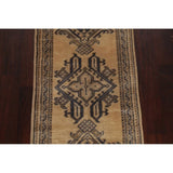 Antique Oushak Turkish Hand Knotted Traditional Oriental Floral Rug - 48'9" x 2'5" runner