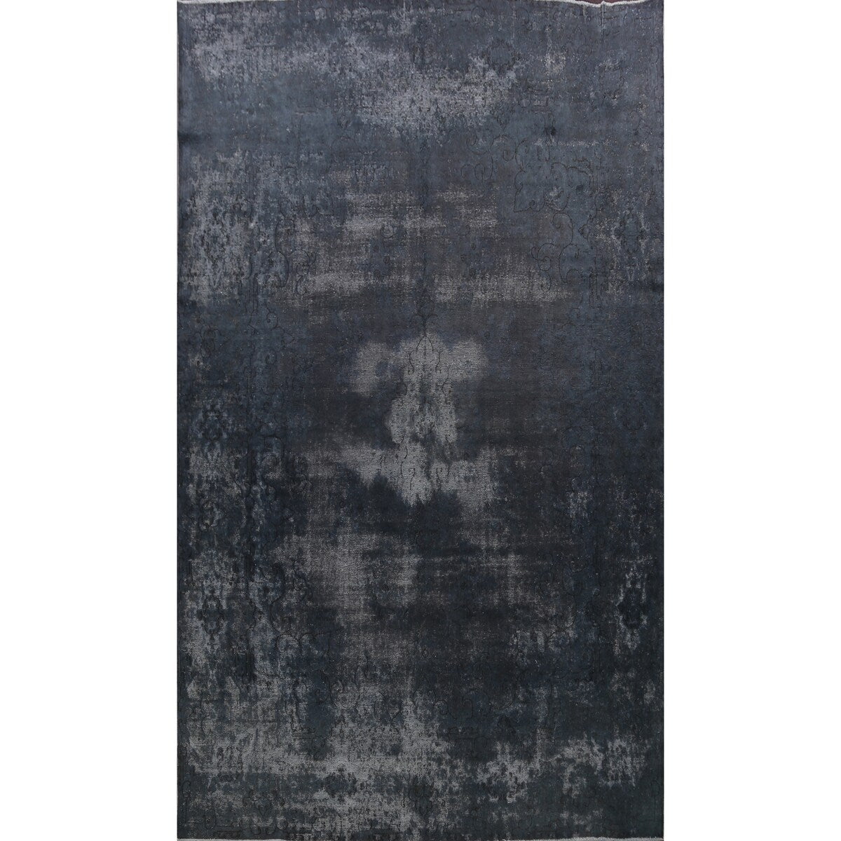 Antique Over-dye Distressed Kerman Persian Area Rug Wool Hand-knotted - 9'7" x 13'2"