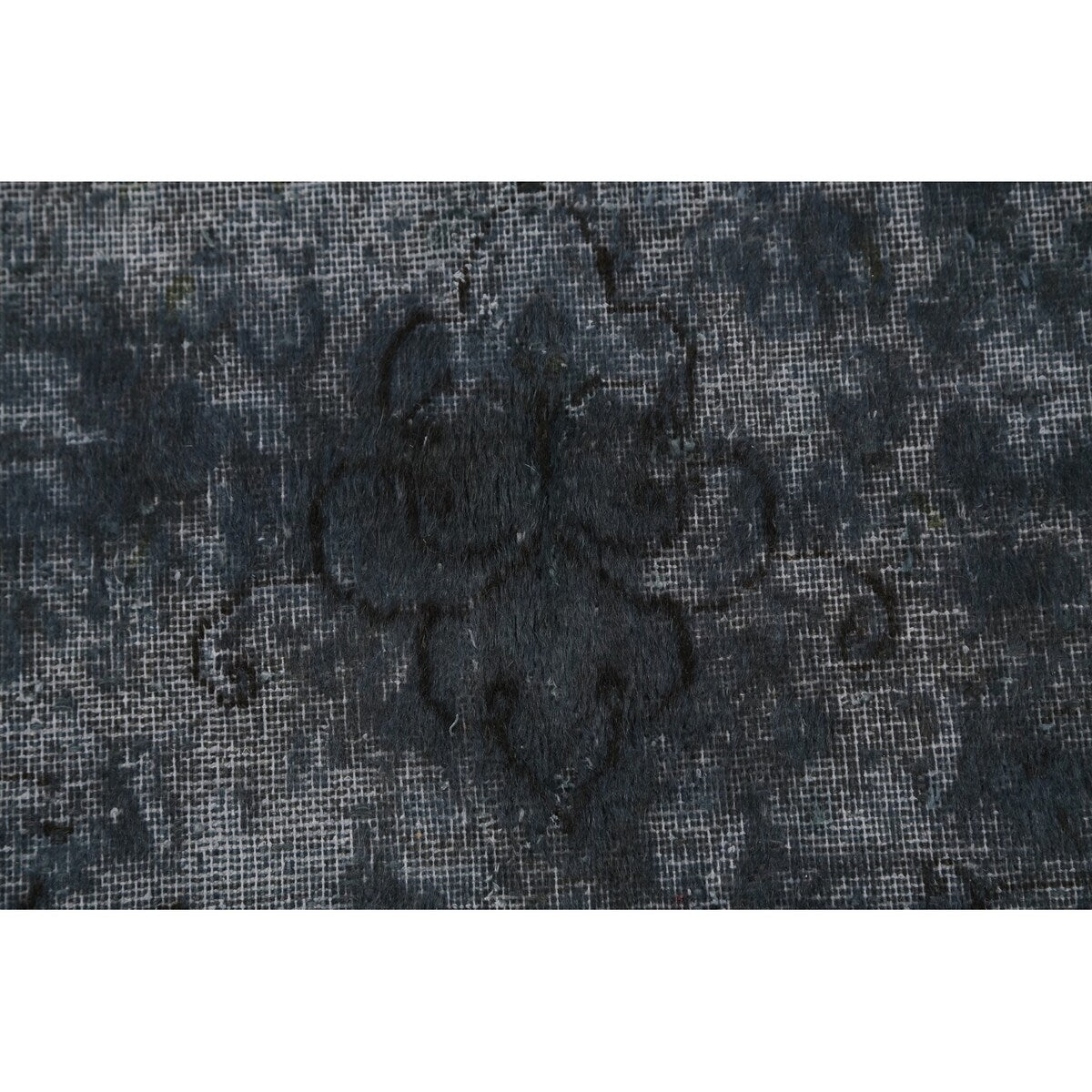 Antique Over-dye Distressed Kerman Persian Area Rug Wool Hand-knotted - 9'7" x 13'2"
