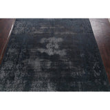 Antique Over-dye Distressed Kerman Persian Area Rug Wool Hand-knotted - 9'7" x 13'2"
