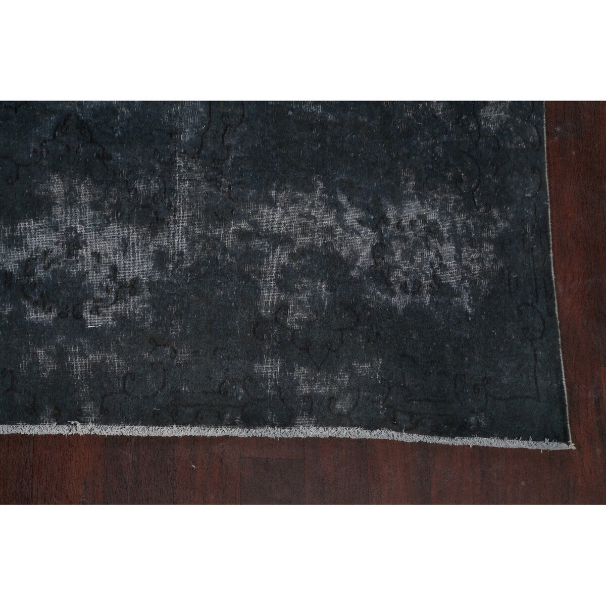 Antique Over-dye Distressed Kerman Persian Area Rug Wool Hand-knotted - 9'7" x 13'2"