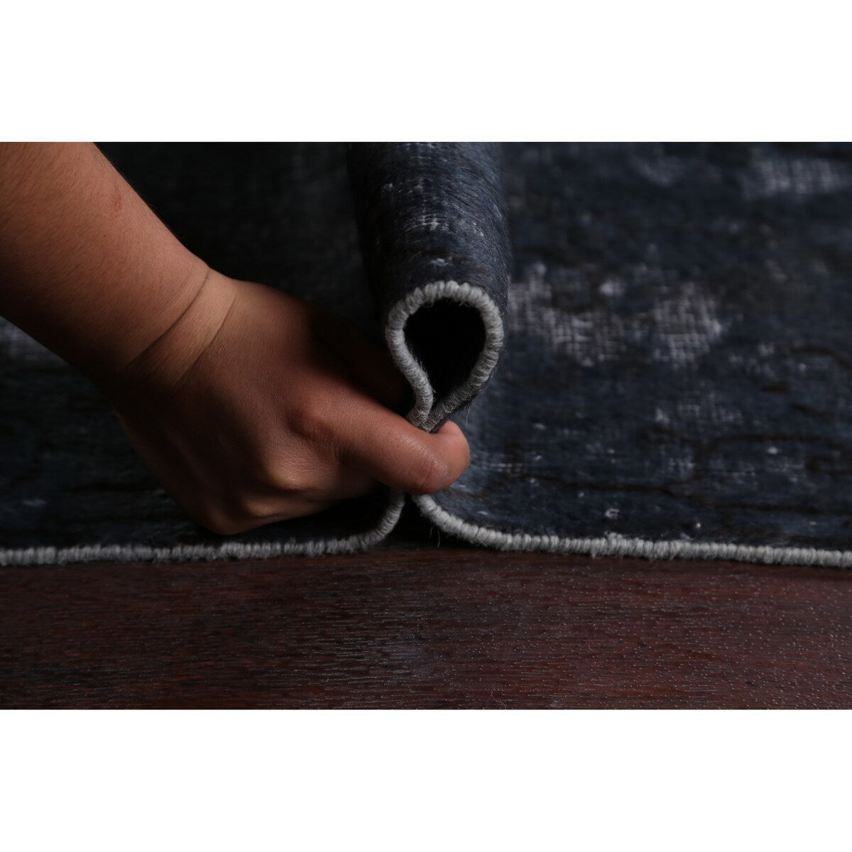 Antique Over-dye Distressed Kerman Persian Area Rug Wool Hand-knotted - 9'7" x 13'2"
