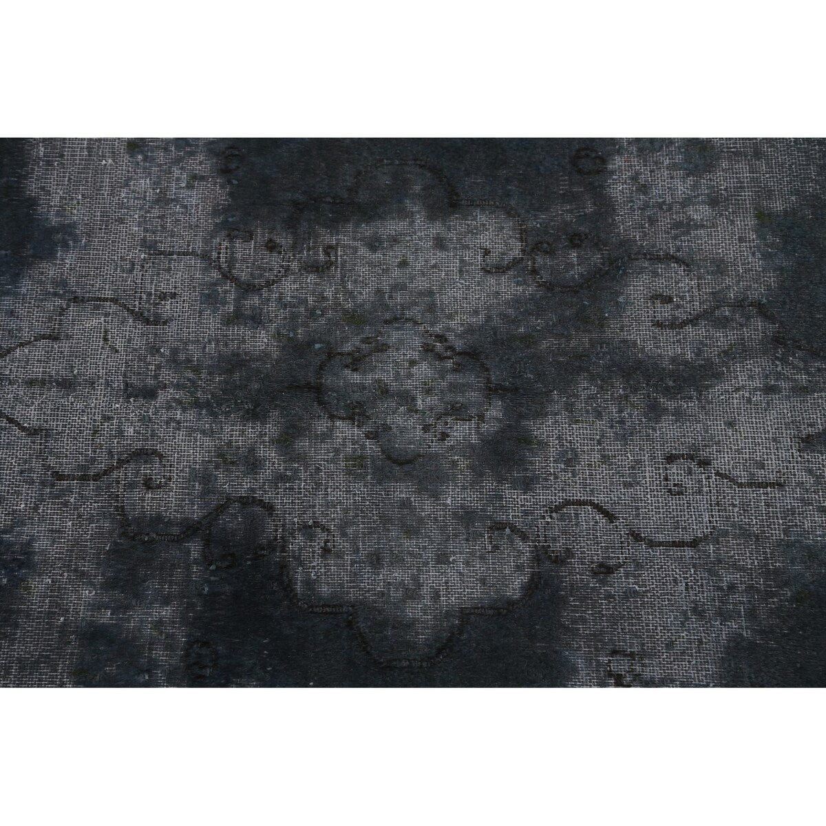 Antique Over-dye Distressed Kerman Persian Area Rug Wool Hand-knotted - 9'7" x 13'2"