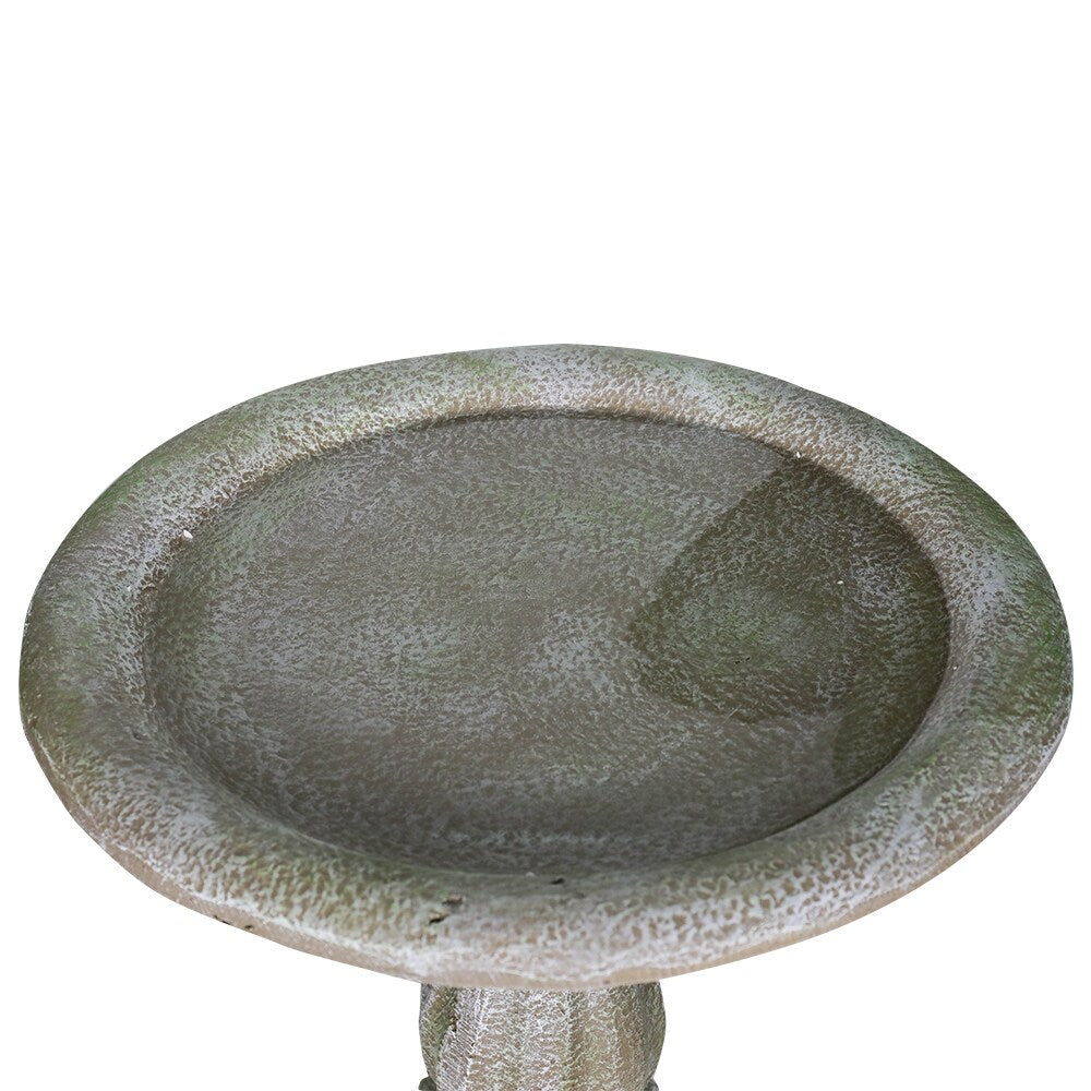 Antique Pedestal Bird Bath, Concrete Bird Baths for Garden Yard Decor
