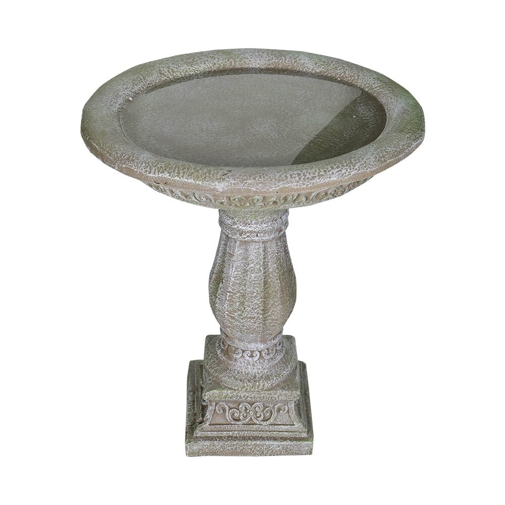 Antique Pedestal Bird Bath, Concrete Bird Baths for Garden Yard Decor