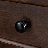 Antique Solid Wood 6-Drawer Dresser for Living Spaces