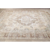 Antique Tabriz Oriental Hand Knotted Persian Muted Distressed Area Rug - 12'4" x 8'10"