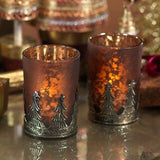Antique Tree Motif Tealight Holder