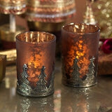Antique Tree Motif Tealight Holder