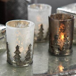 Antique Tree Motif Tealight Holder