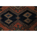 Antique Tribal Geometric Zanjan Persian Wool Runner Rug Hand-knotted - 4'2" x 8'6"