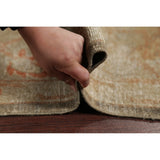 Antique Vegetable Dye Oushak Floral Area Rug Handmade Oriental Carpet - 8' 8" x 11' 7"