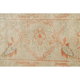 Antique Vegetable Dye Oushak Floral Area Rug Handmade Oriental Carpet - 8' 8" x 11' 7"