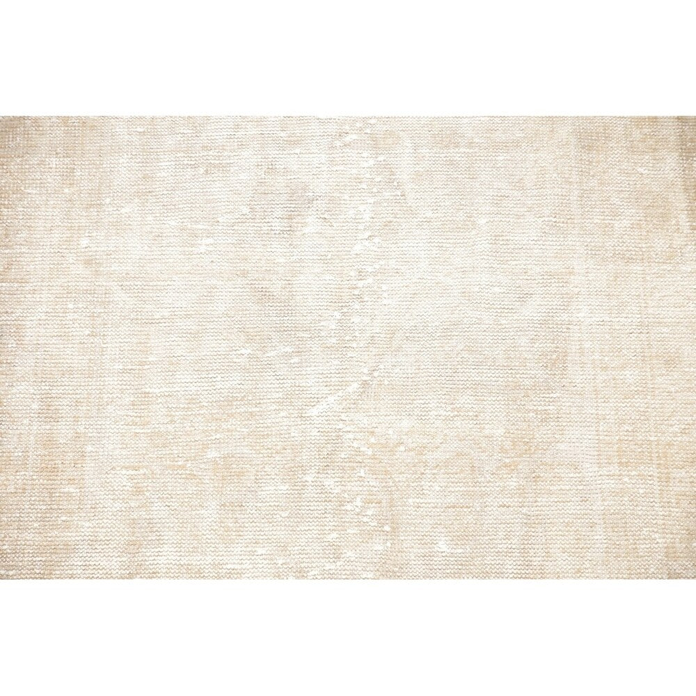 Antique Washed-Out Muted Distressed Area Rug Worn Pile Oriental Carpet - 5'2" x 3'6"