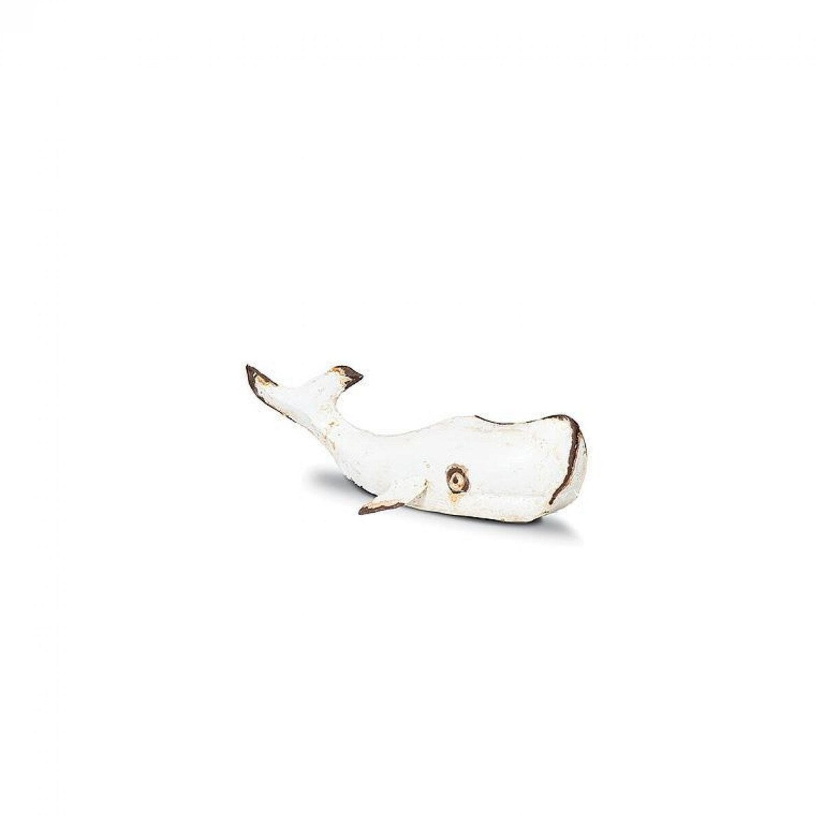 Antique White Whale Figurine