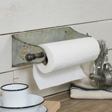Antique wall-mounted paper towel holder