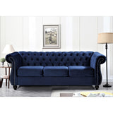 Antoinette Chesterfield 2-Piece Set- Sofa & Loveseat