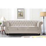 Antoinette Chesterfield 2-Piece Set- Sofa & Loveseat