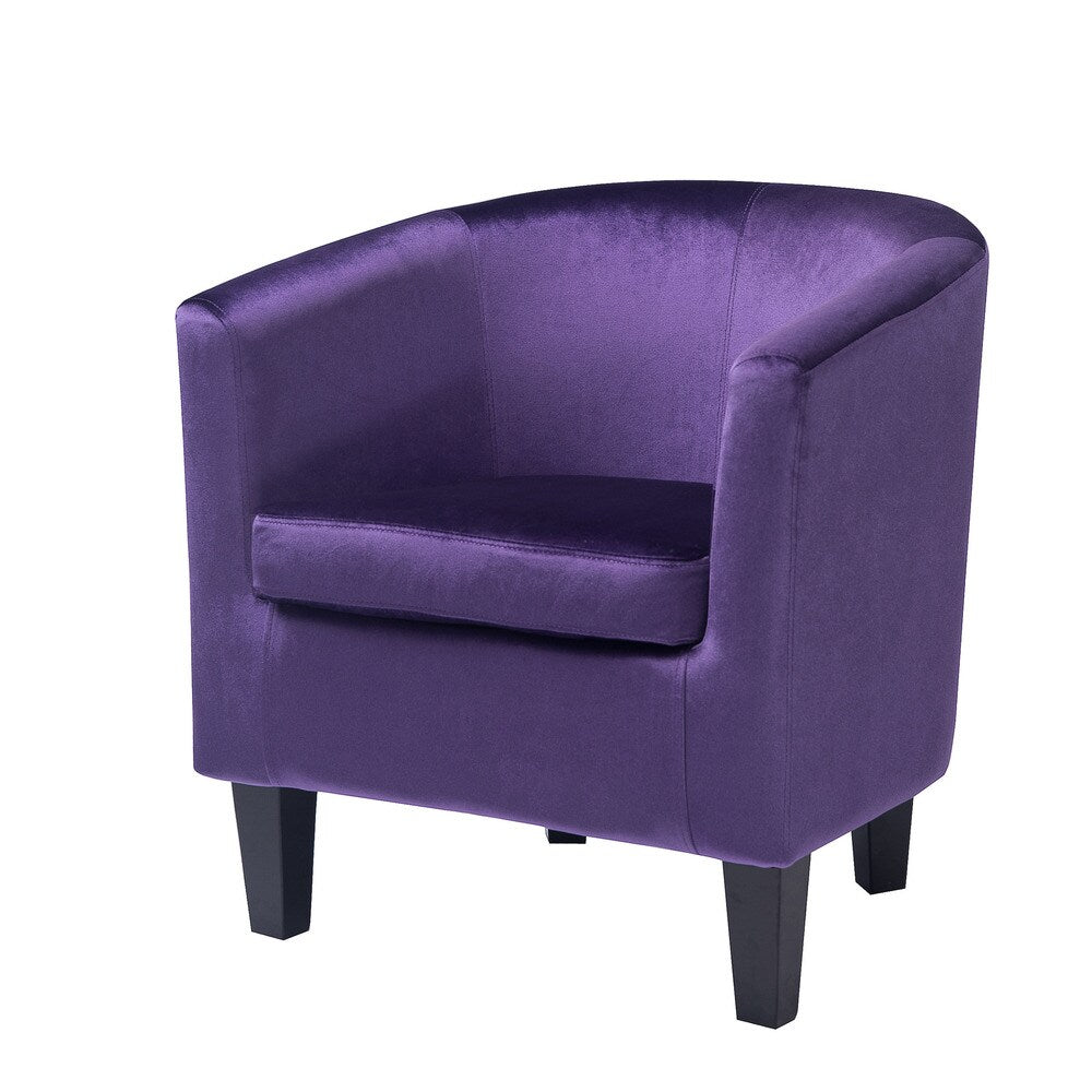 Copper Grove Broadway Velvet Upholstered Tub Chair