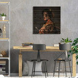 Anx Print On Wood by Oliver Pocsik - Multi-Color