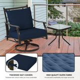 Aoodor Outdoor Swivel Chair Set - 3-Piece Patio Furniture Set
