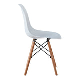 Aoolive 4 Pcs Dining Chairs with Wood Legs, Easy to Assemble