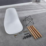 Aoolive 4 Pcs Dining Chairs with Wood Legs, Easy to Assemble