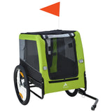 Aosom Dog Bike Trailer with Suspension System, Hitch for Medium Dogs, Pet Wagon & Dog Trailer for Bicycle with Storage Pocket