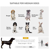 Aosom Dog Bike Trailer with Suspension System, Hitch for Medium Dogs, Pet Wagon & Dog Trailer for Bicycle with Storage Pocket