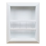 Apache Recessed in wall Bathroom Magazine Rack - N/A