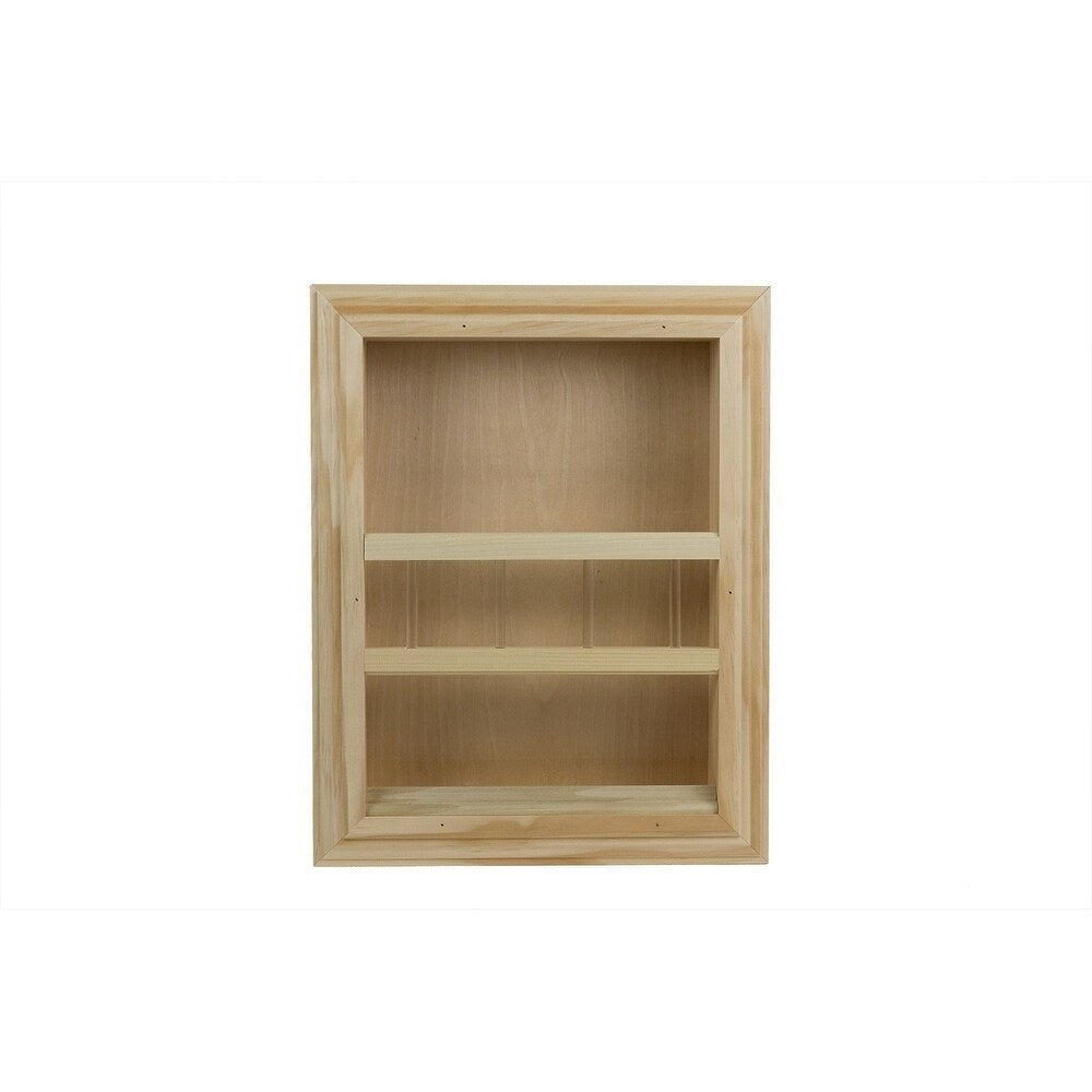 Apache Recessed in wall Bathroom Magazine Rack - N/A