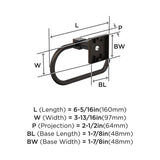 Appoint Oil Rubbed Bronze Traditional Single Post Toilet Paper Holder